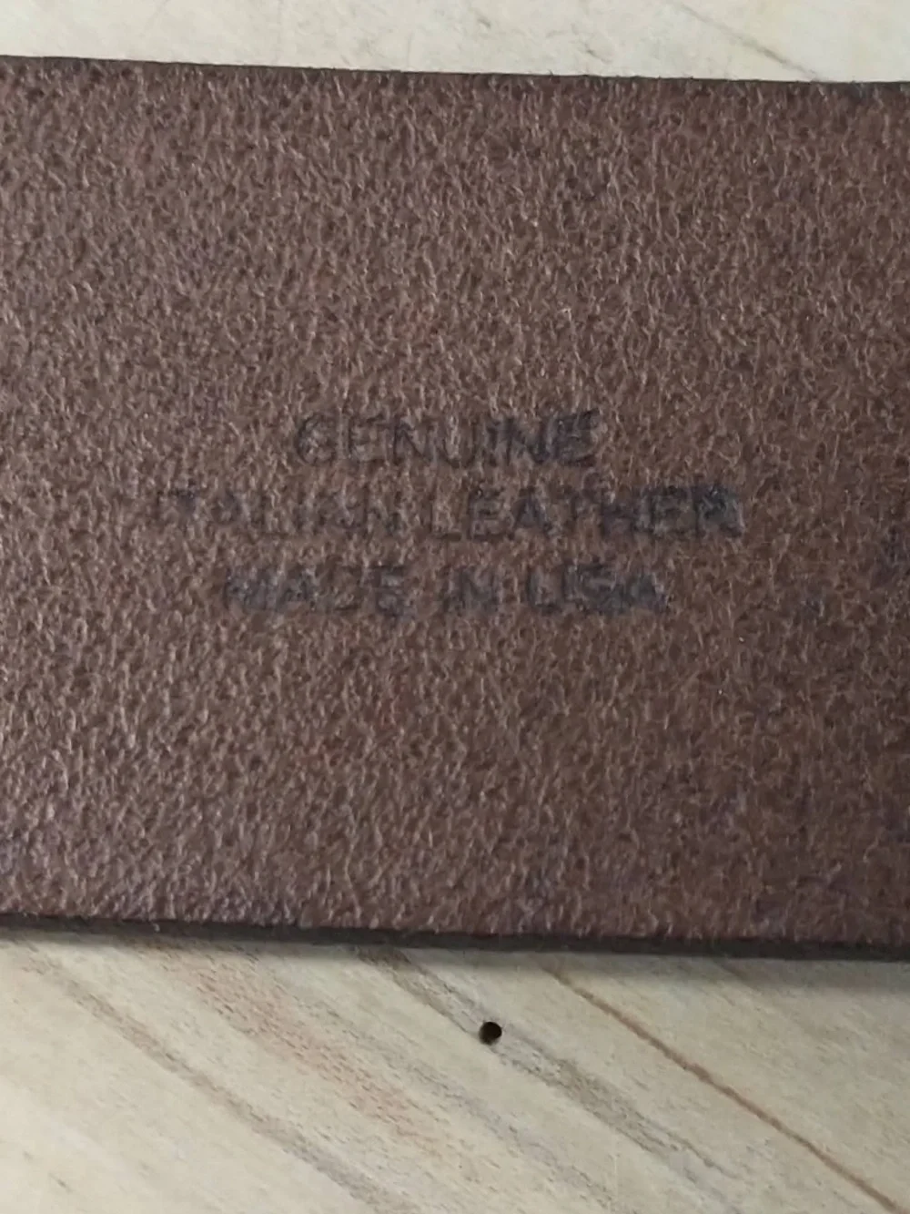 Pellemelle Leather Belt for Buckle